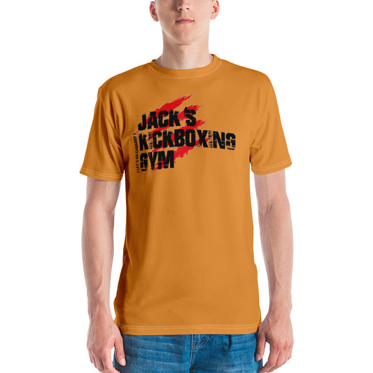 Jack's Kickboxing Gym - Front Print Short Sleeve  (Orange)